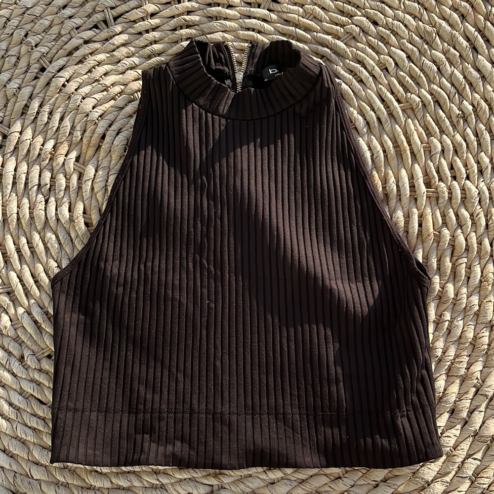 Bebe ribbed crop top - Picture 4 of 8